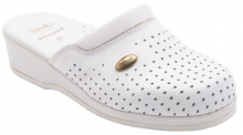 Scholl CLOG BACK GUARD  zdravotní pantofle PROFESIONAL barva bílá bílá