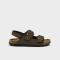 ABERDEEN MAN SANDAL LeaNub M Khaki barva khaki khaki